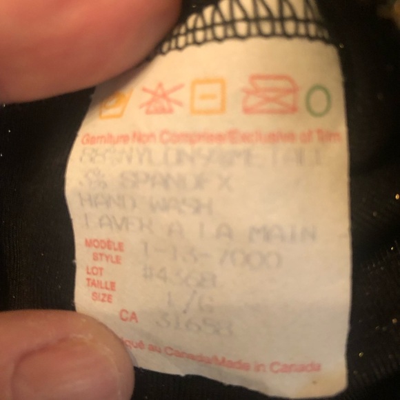 Visions Black and Gold Women's Top for those evenings out. A little stretch - Picture 2 of 6